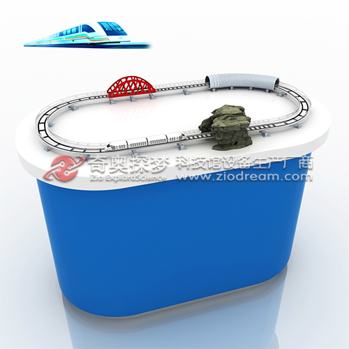 磁懸浮列車 中型科普展品 科技館設備-湖北奇奧探夢科教設備